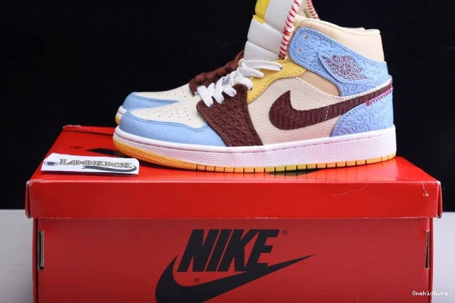 One Kick Chateau Fearless Air Jordan Maison CU2803-200 Rouge x 1 SE Mid 0808